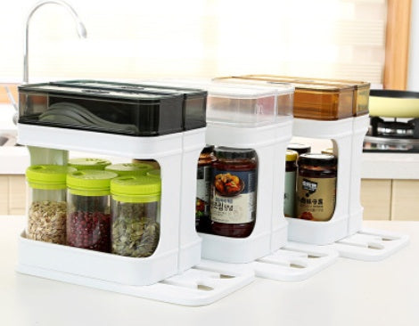 Kitchen Bathroom Storage Plastic Box